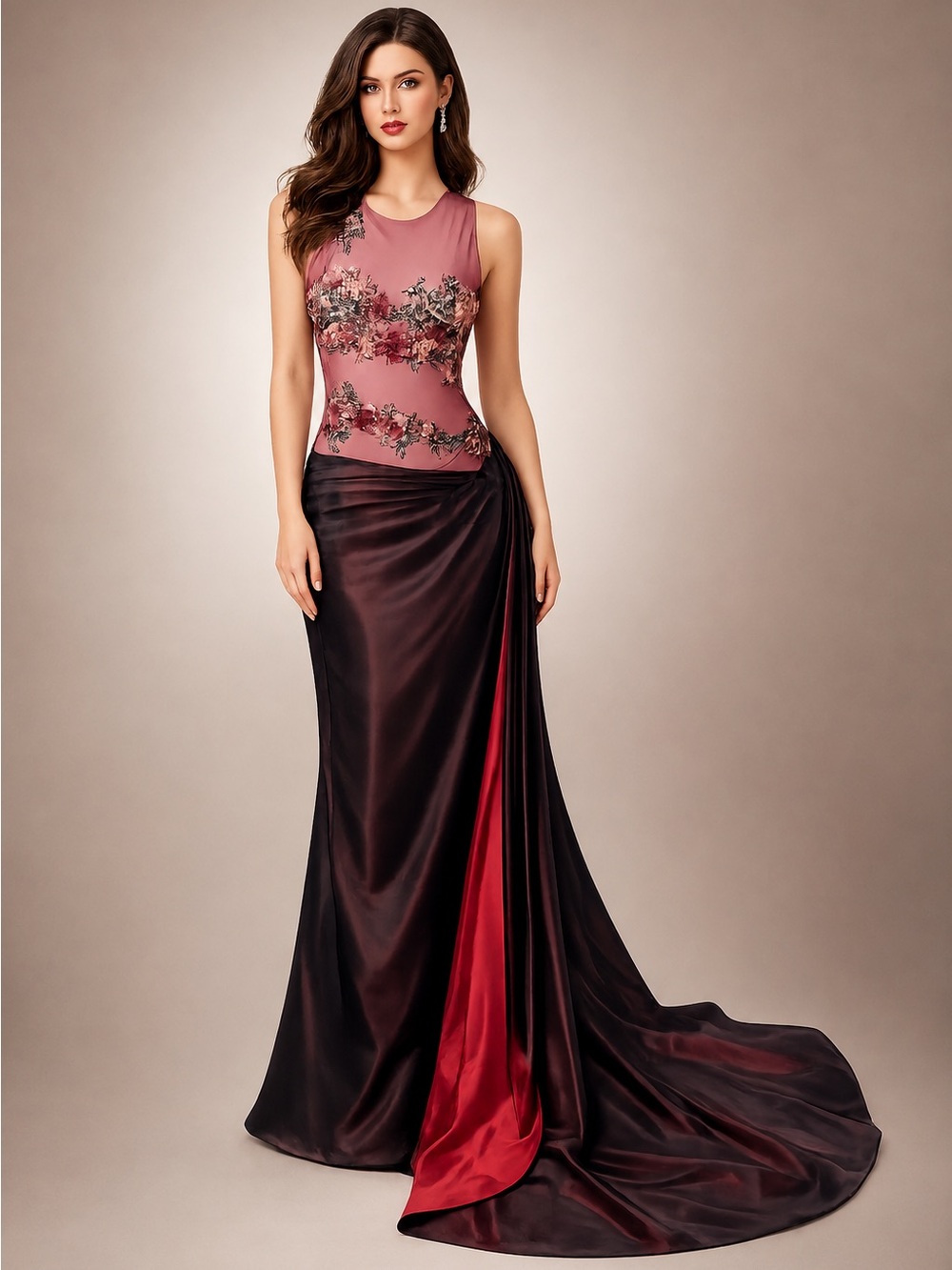 Casadei Designer Sophisticated Gown $450 worn once